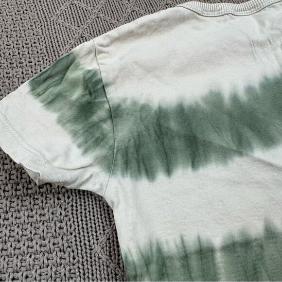 Zara Kids Green Tie-Dye Striped T-Shirt ~ 18/24M - Picture 9 of 11